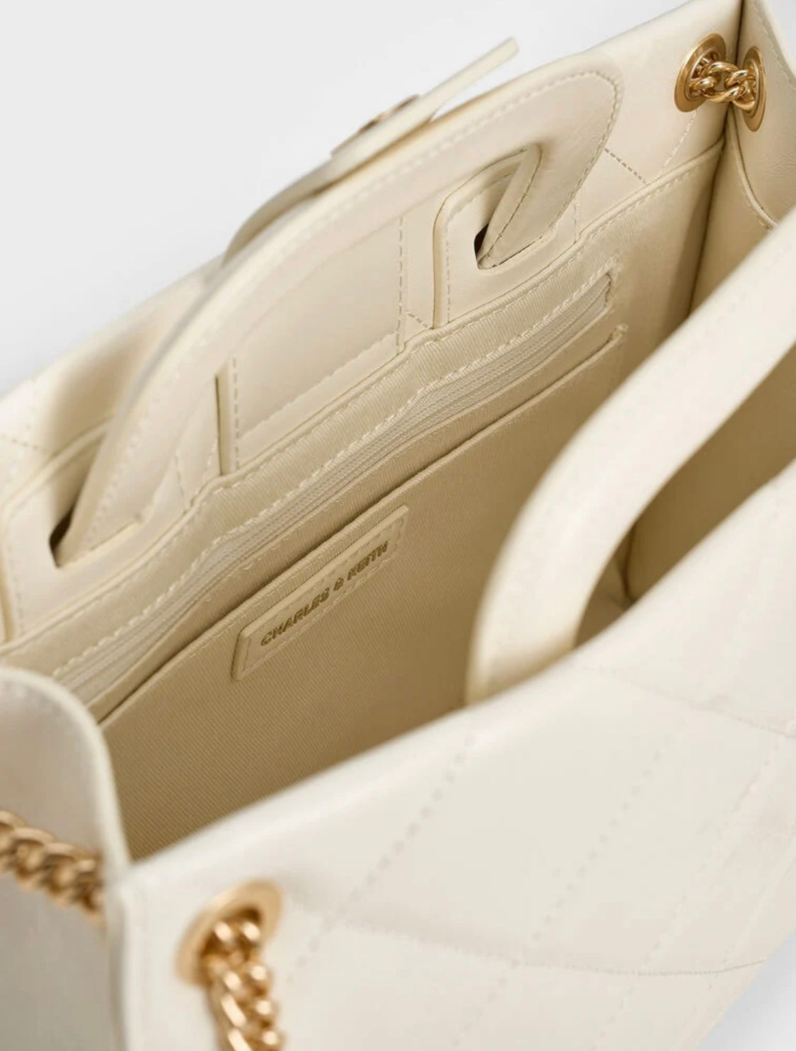Apfra Quilted Chain-Handle Bag