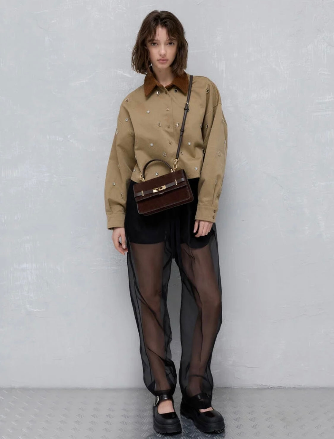 Arlet Belted Top Handle Bag