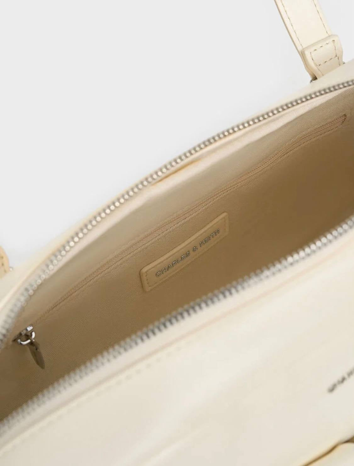 Rachel Elongated Multi-Pocket Shoulder Bag