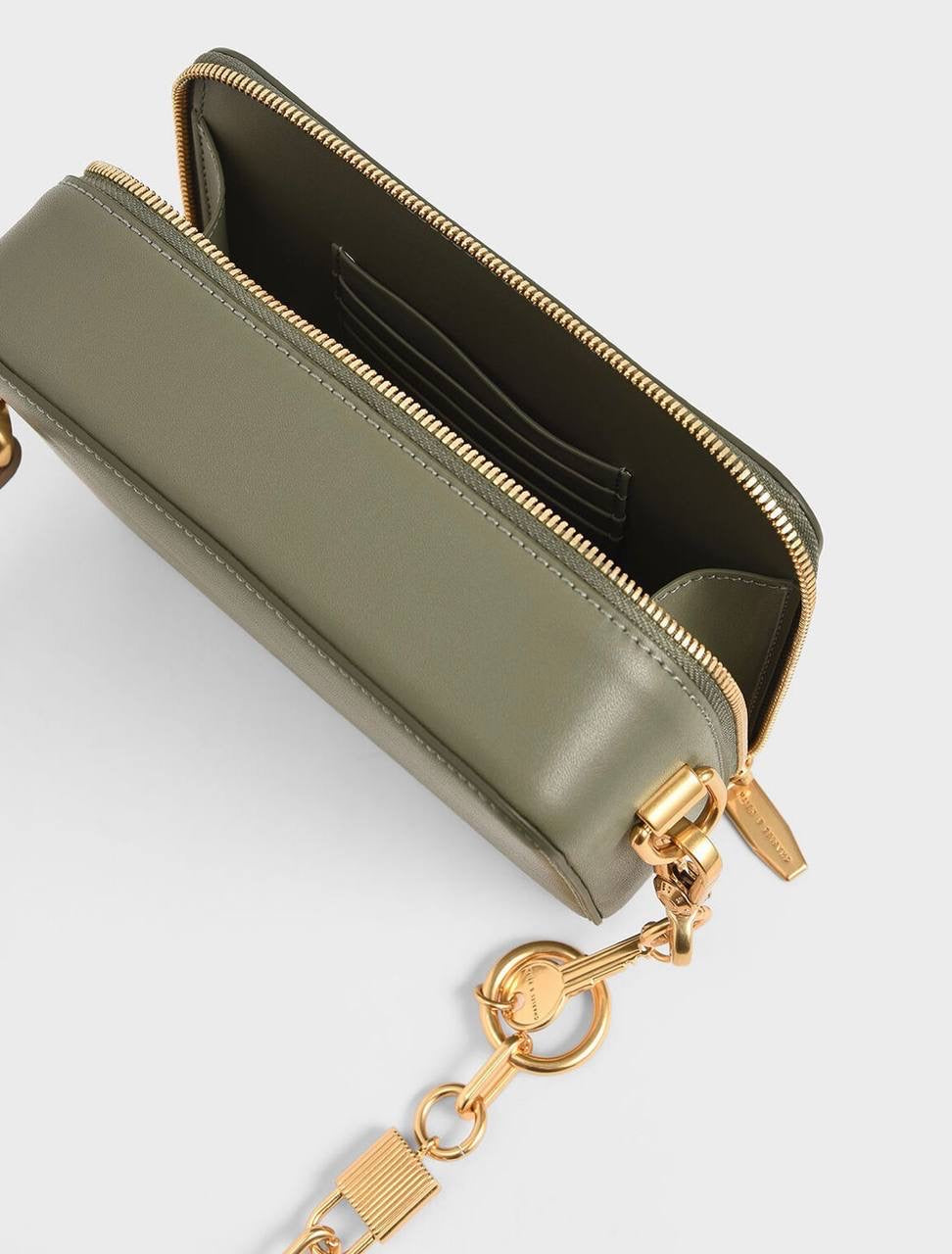 Double Zip Crossbody Bag