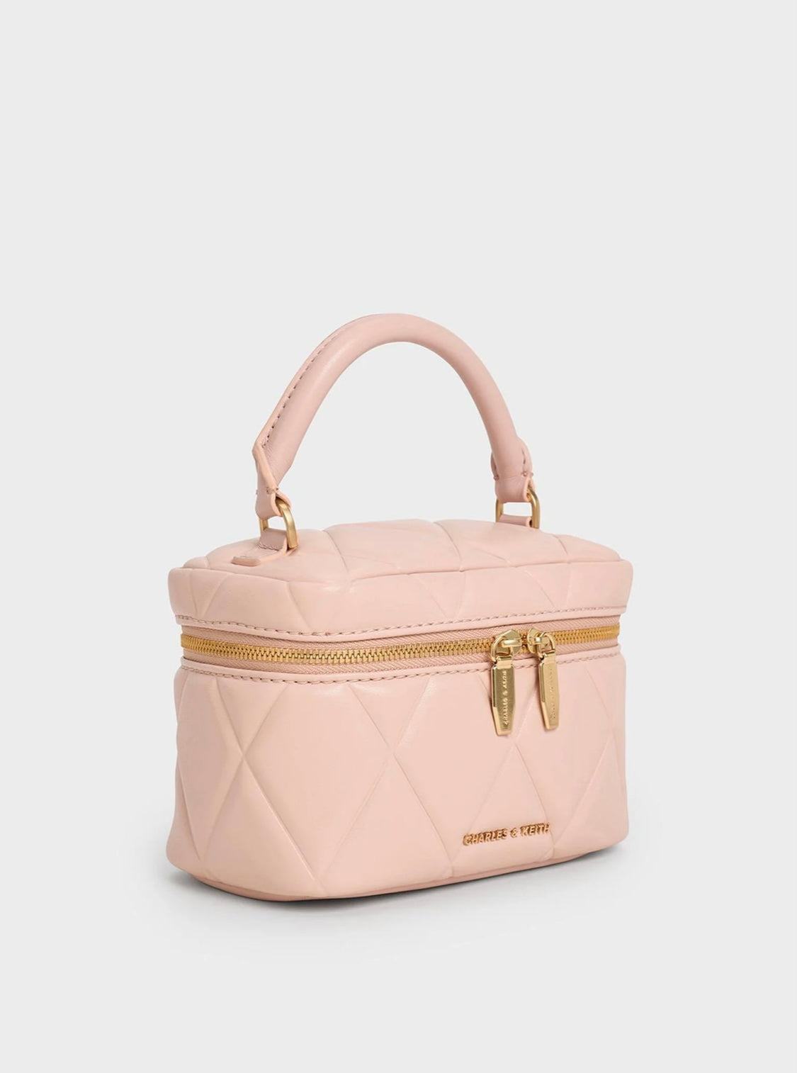 Arwen Quilted Top Handle Vanity Bag (With Box)