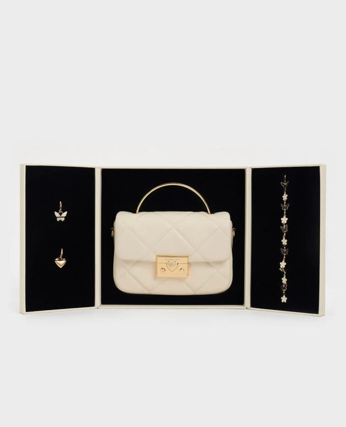 Quilted Boxy Top Handle Bag