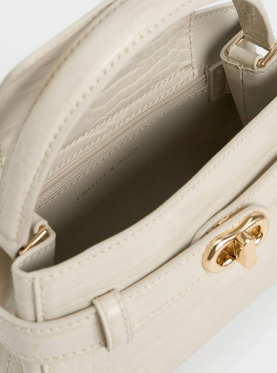 Aubrielle Croc-Effect Top Handle Bag