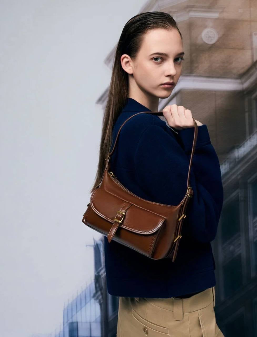 Bryna Belted Shoulder Bag