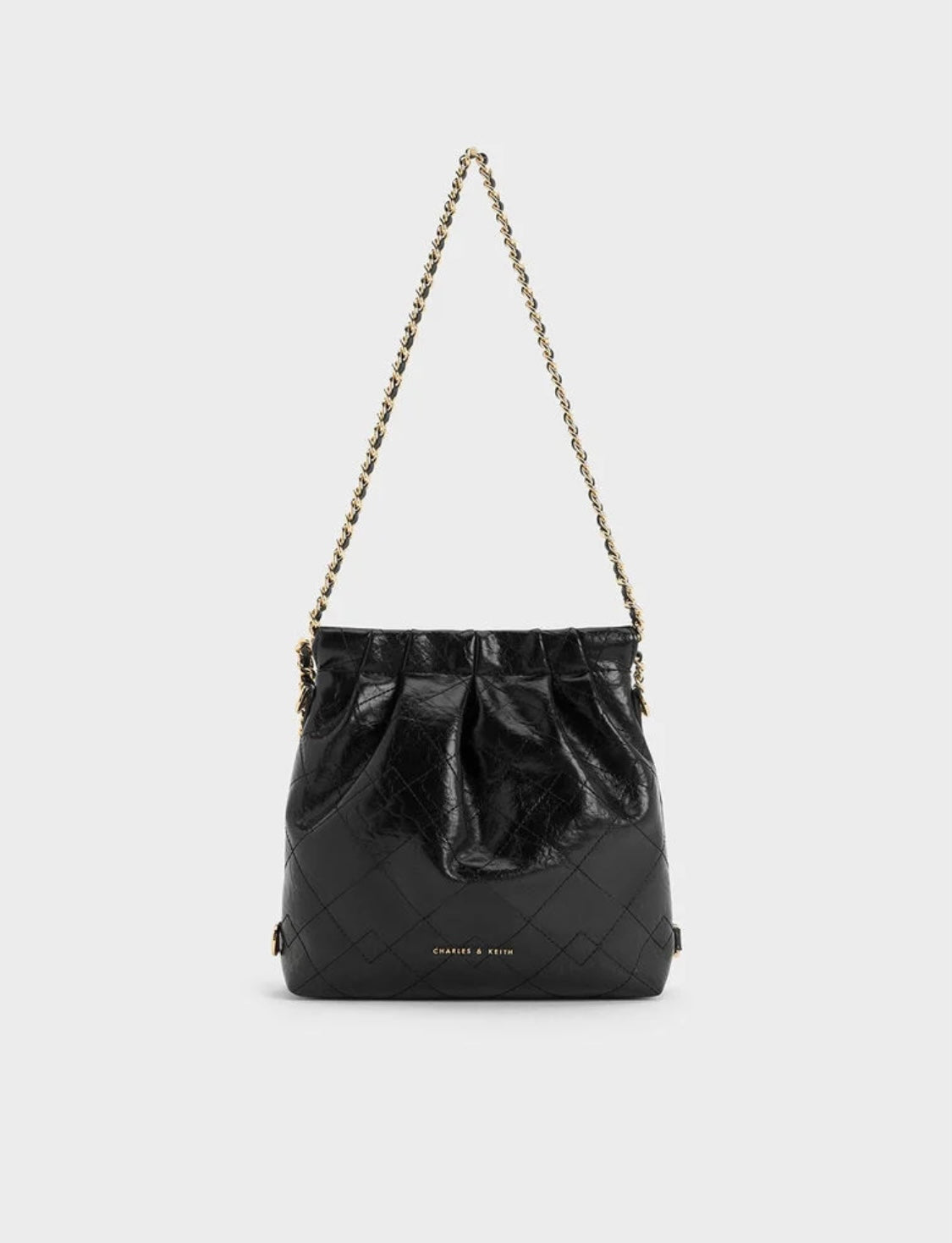 Duo Chain-Handle Two-Way Backpack