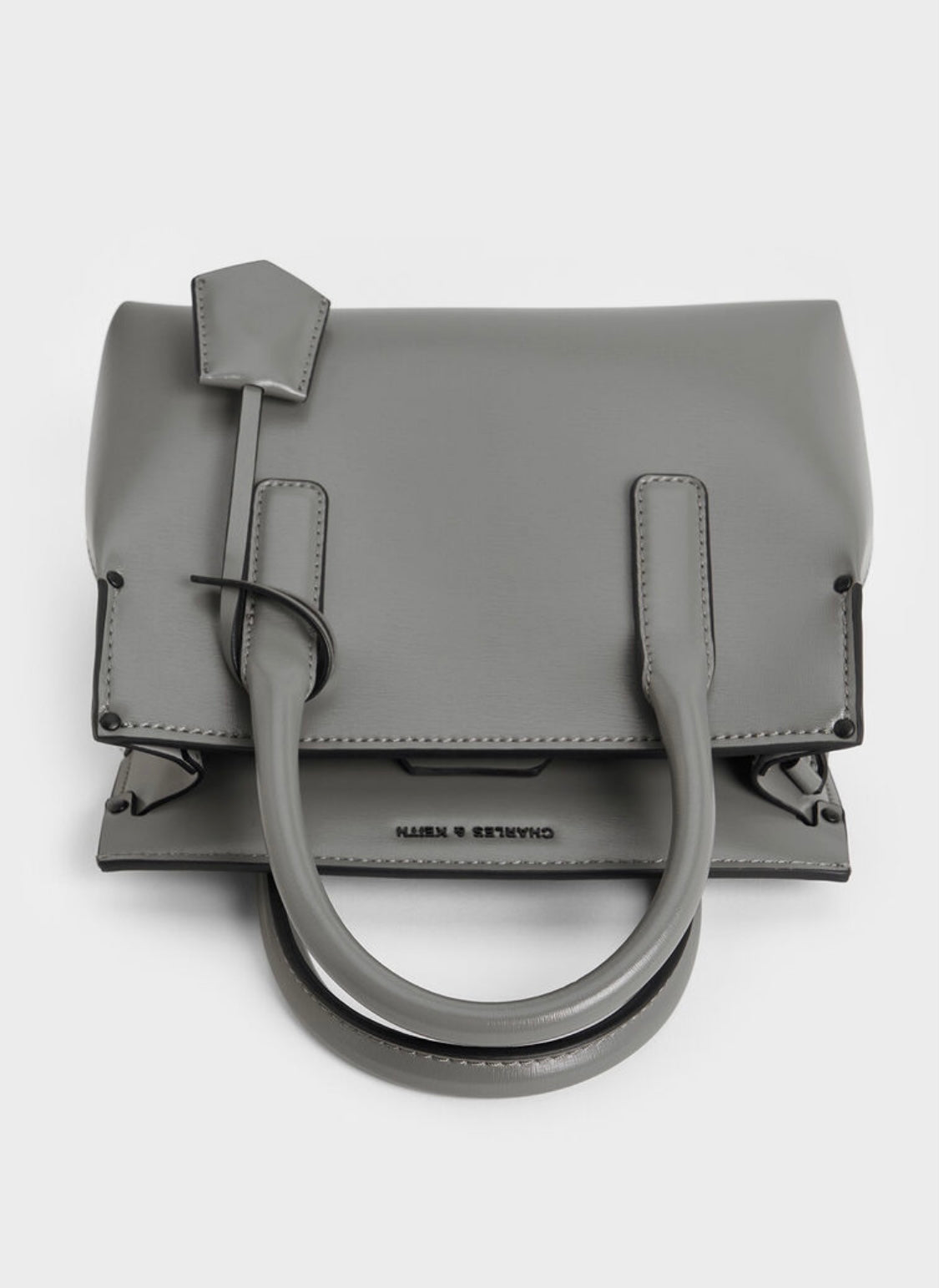 Rene Structured Top Handle Bag