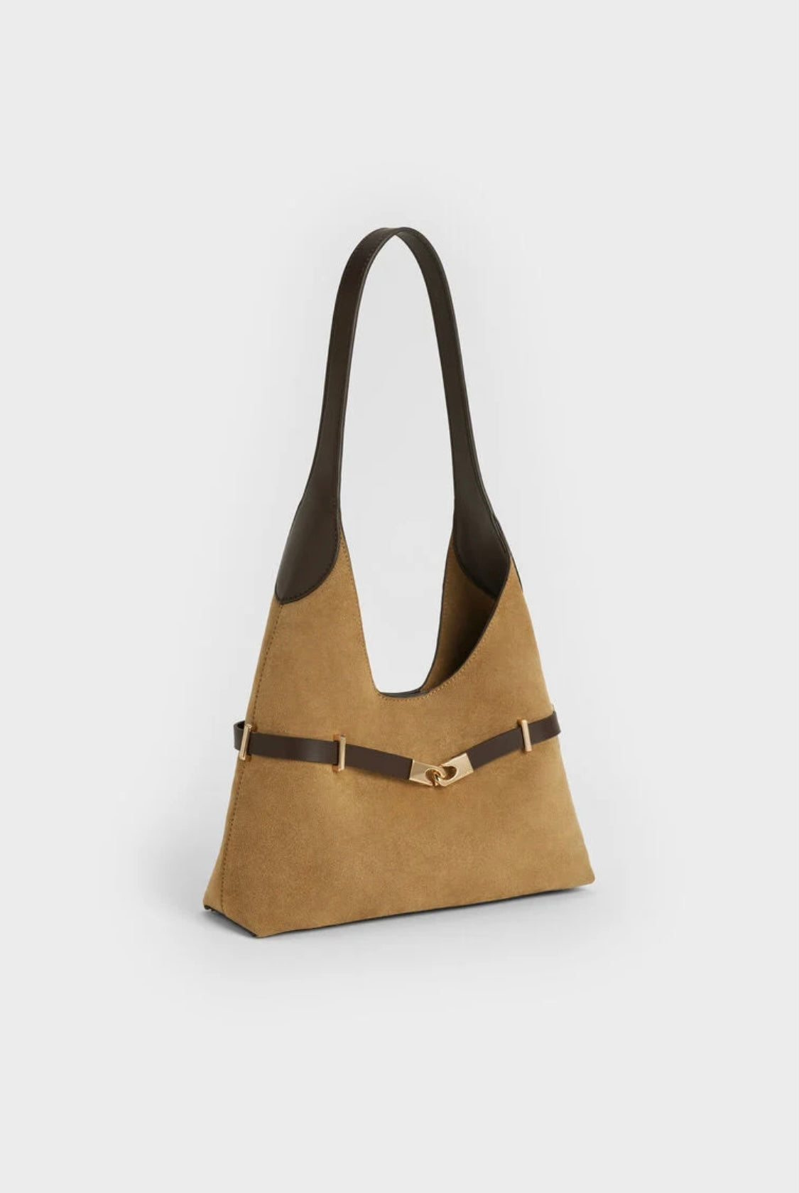 Arlet Metallic-Accent Belted Hobo Bag