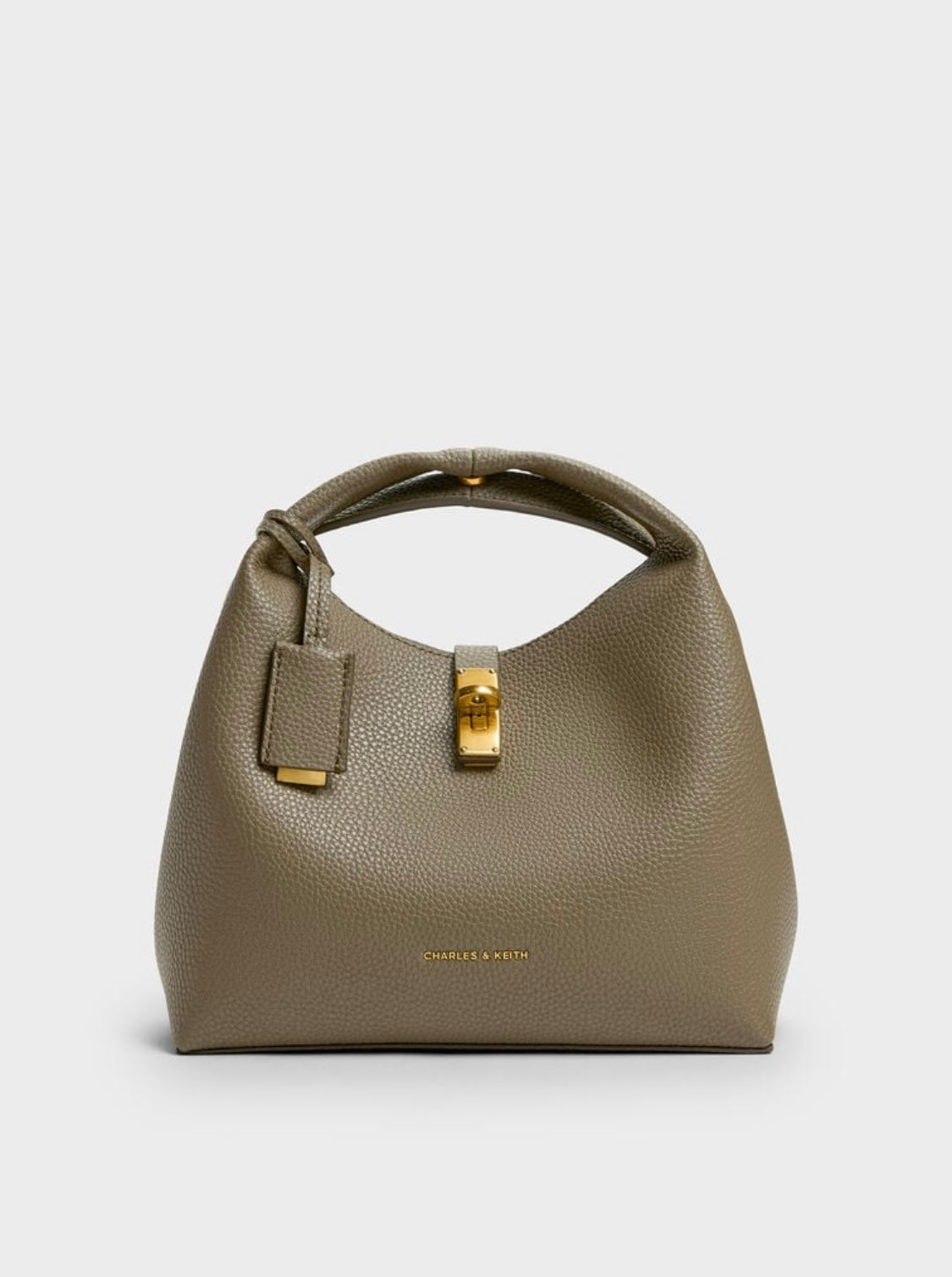 Chance Turn-Lock Bucket Bag