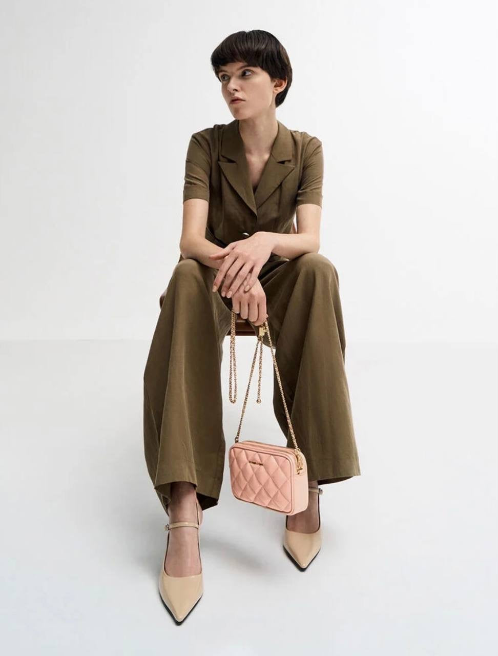 Mini Apfra Quilted Crossbody Bag