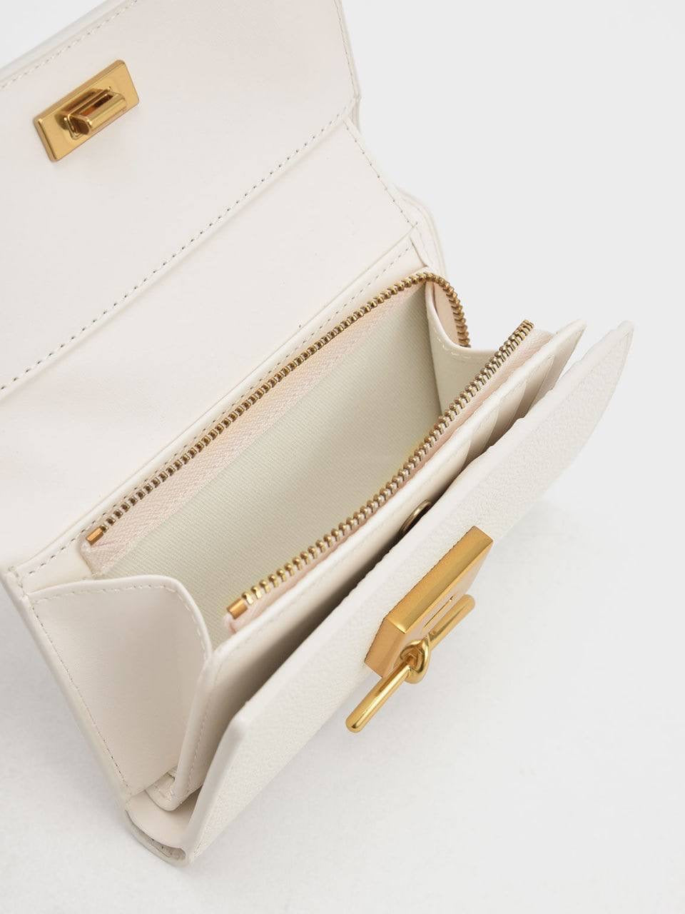 Huxley Metallic-Accent Front Flap Wallet