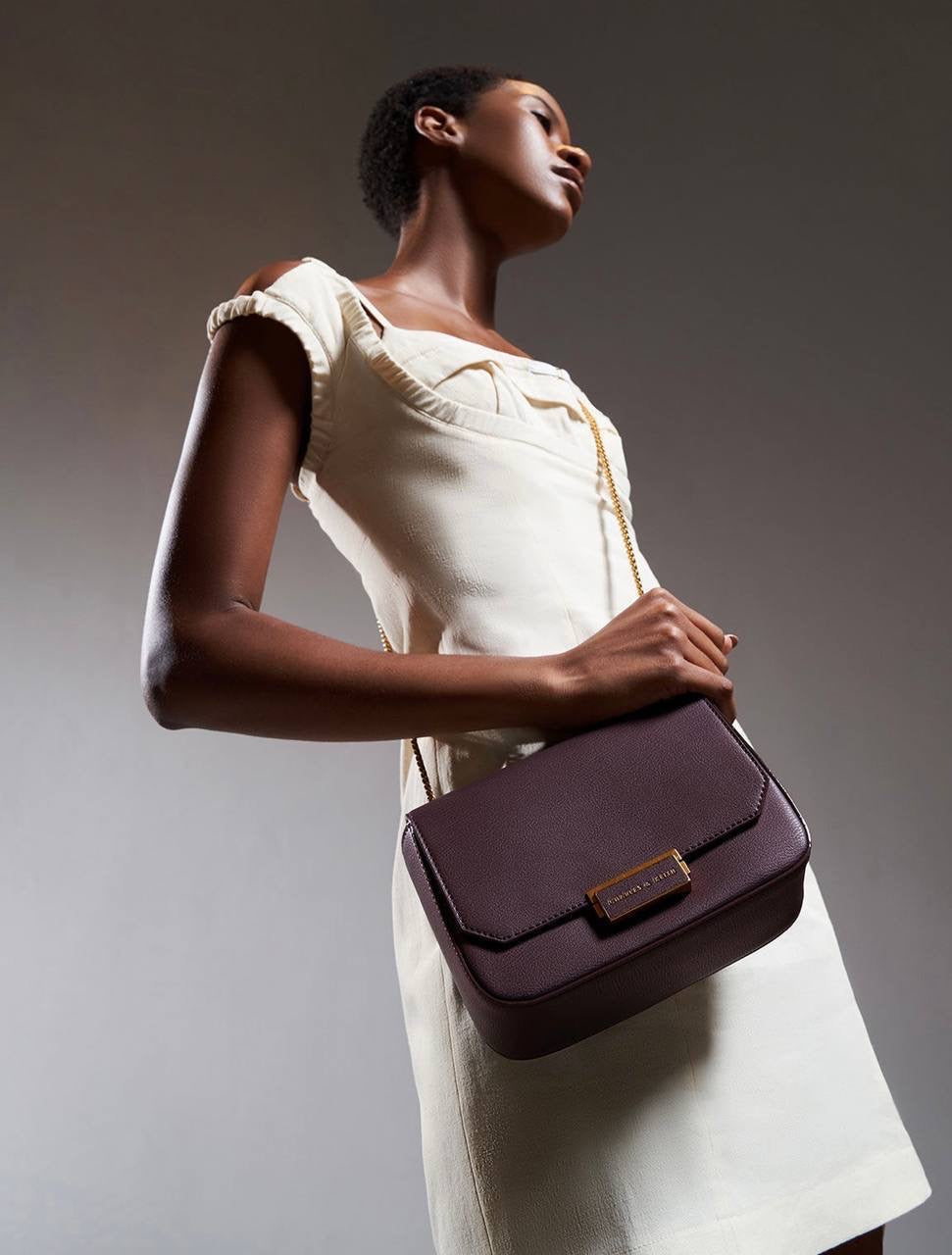 Classic Push-Lock Crossbody Bag
