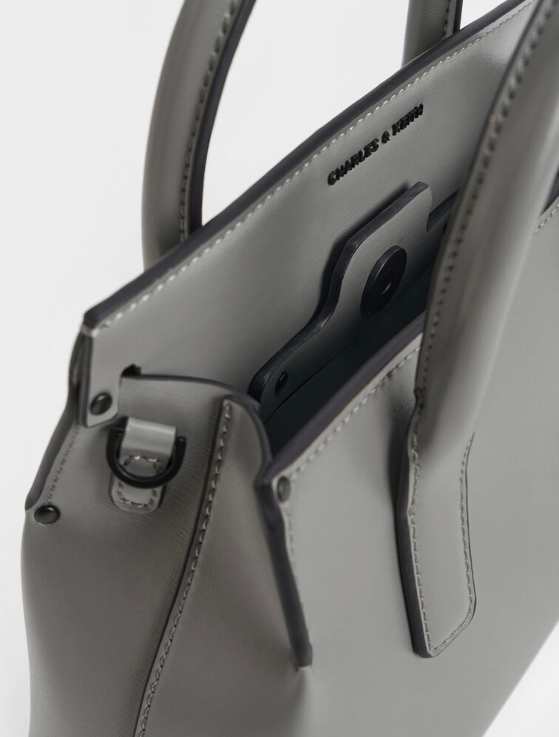 Rene Structured Top Handle Bag