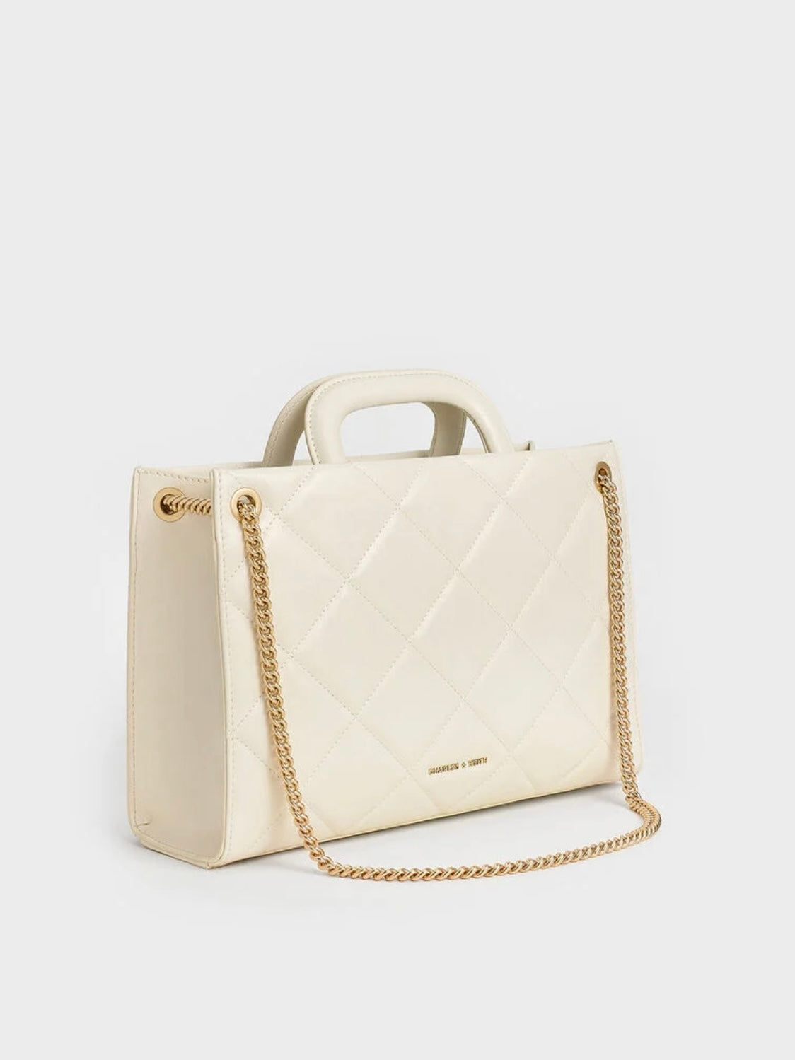 Apfra Quilted Chain-Handle Bag