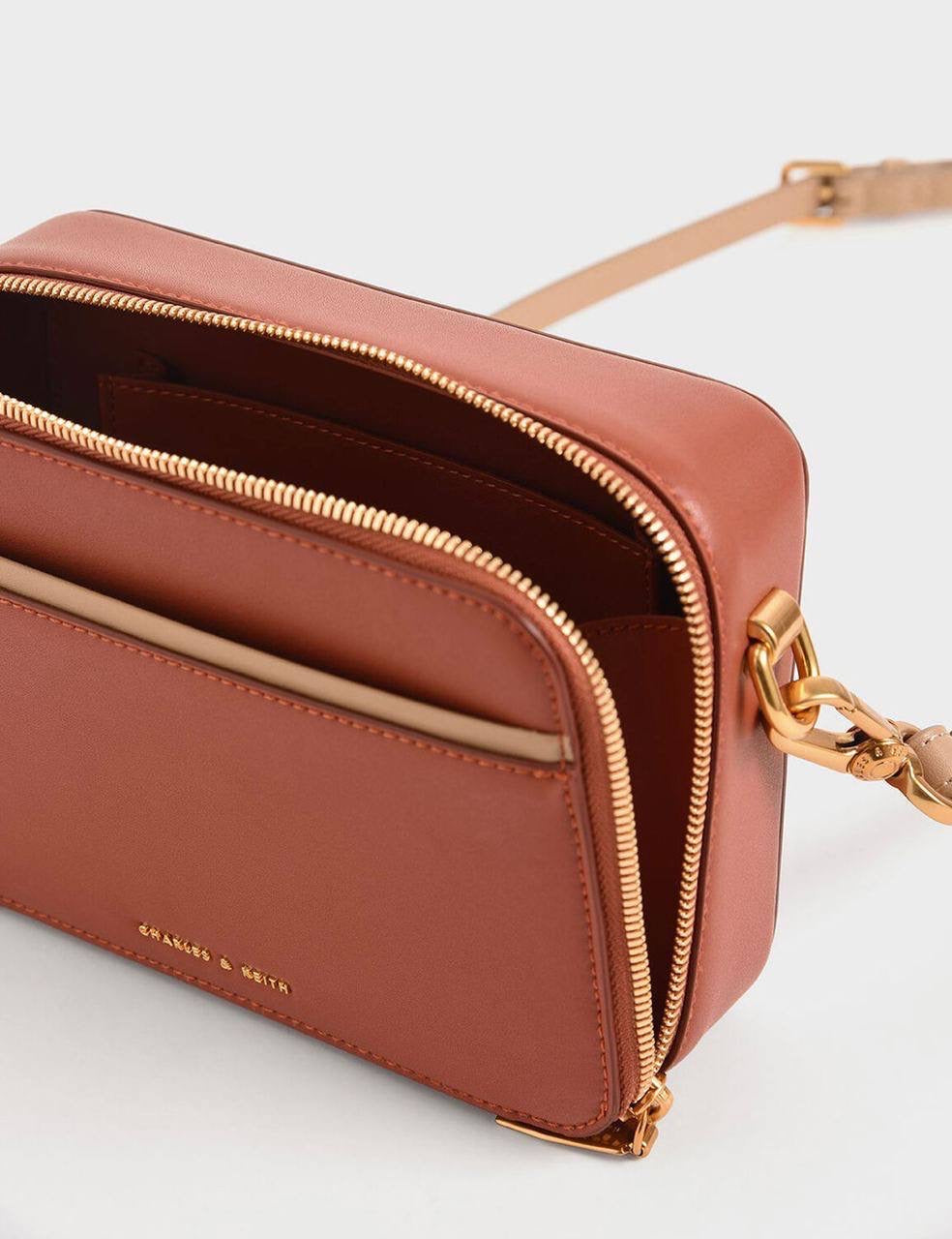 Double Zip Crossbody Bag