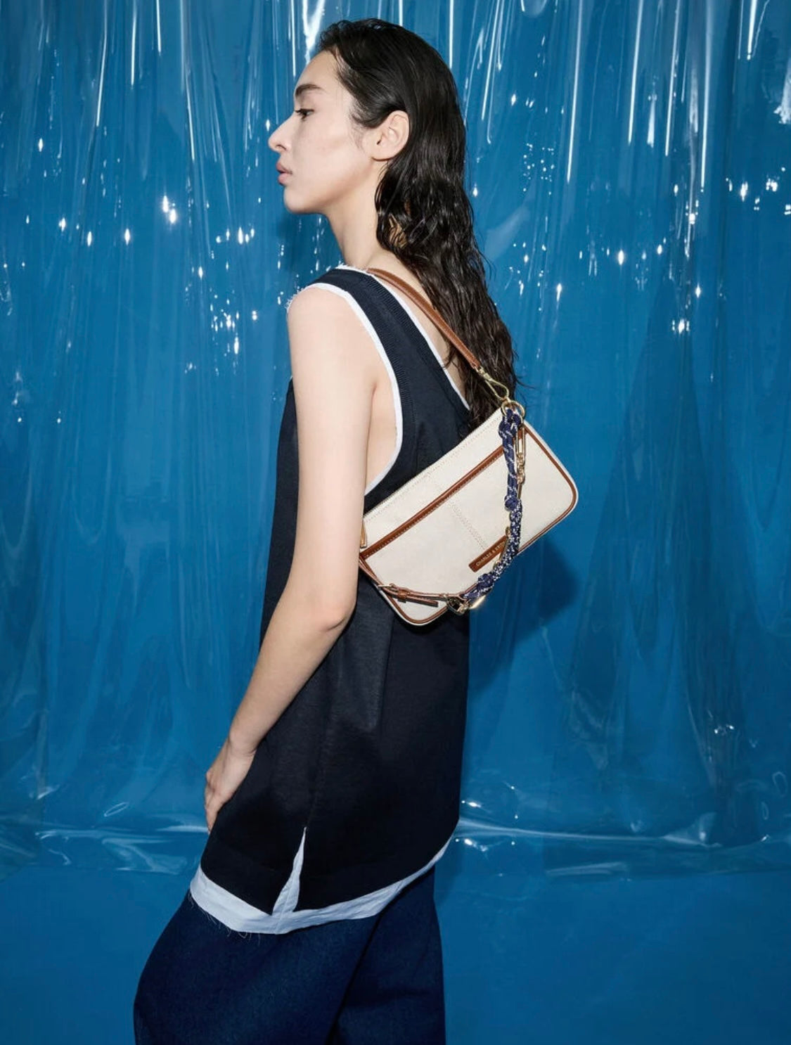 Addison Knotted-Rope Shoulder Bag