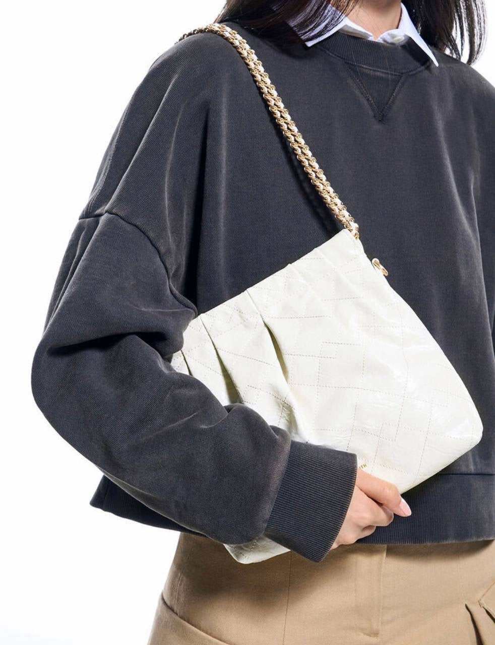 Duo Chain Handle Shoulder Bag
