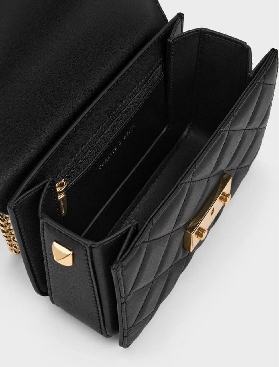 Alva Quilted Chain-Handle Bag