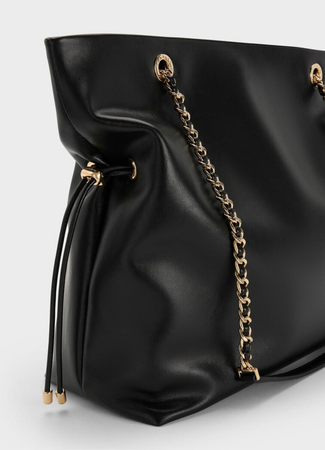Arya Braided-Strap Double-Handle Tote Bag