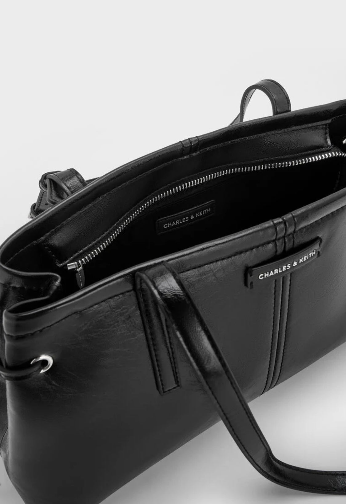 Noane Elongated-Handle Shoulder Bag