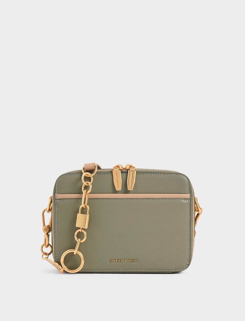 Double Zip Crossbody Bag