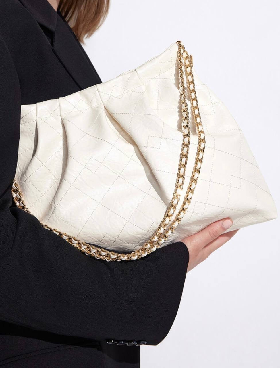 Duo Double Chain Hobo Bag