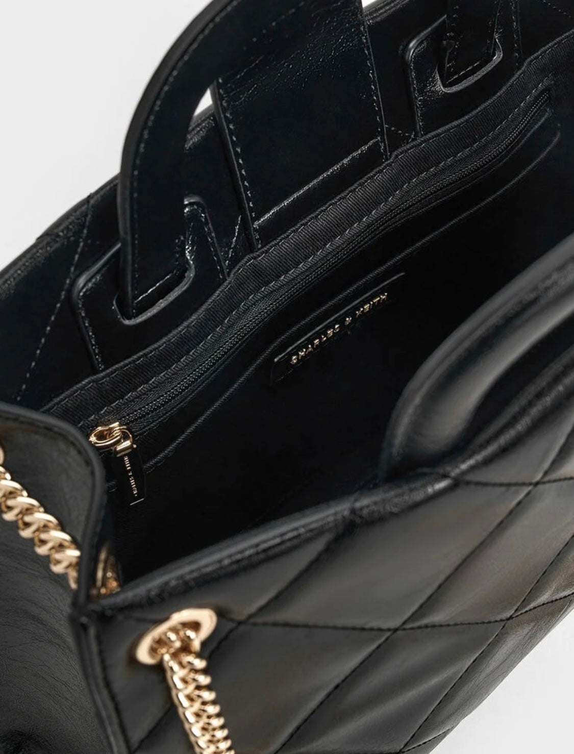 Apfra Quilted Chain-Handle Bag