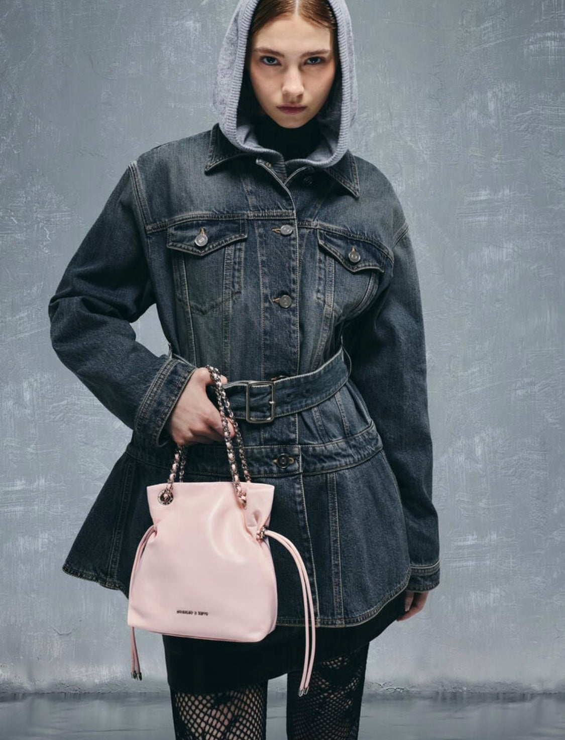 Arya Braided-Strap Double-Handle Crossbody Bag