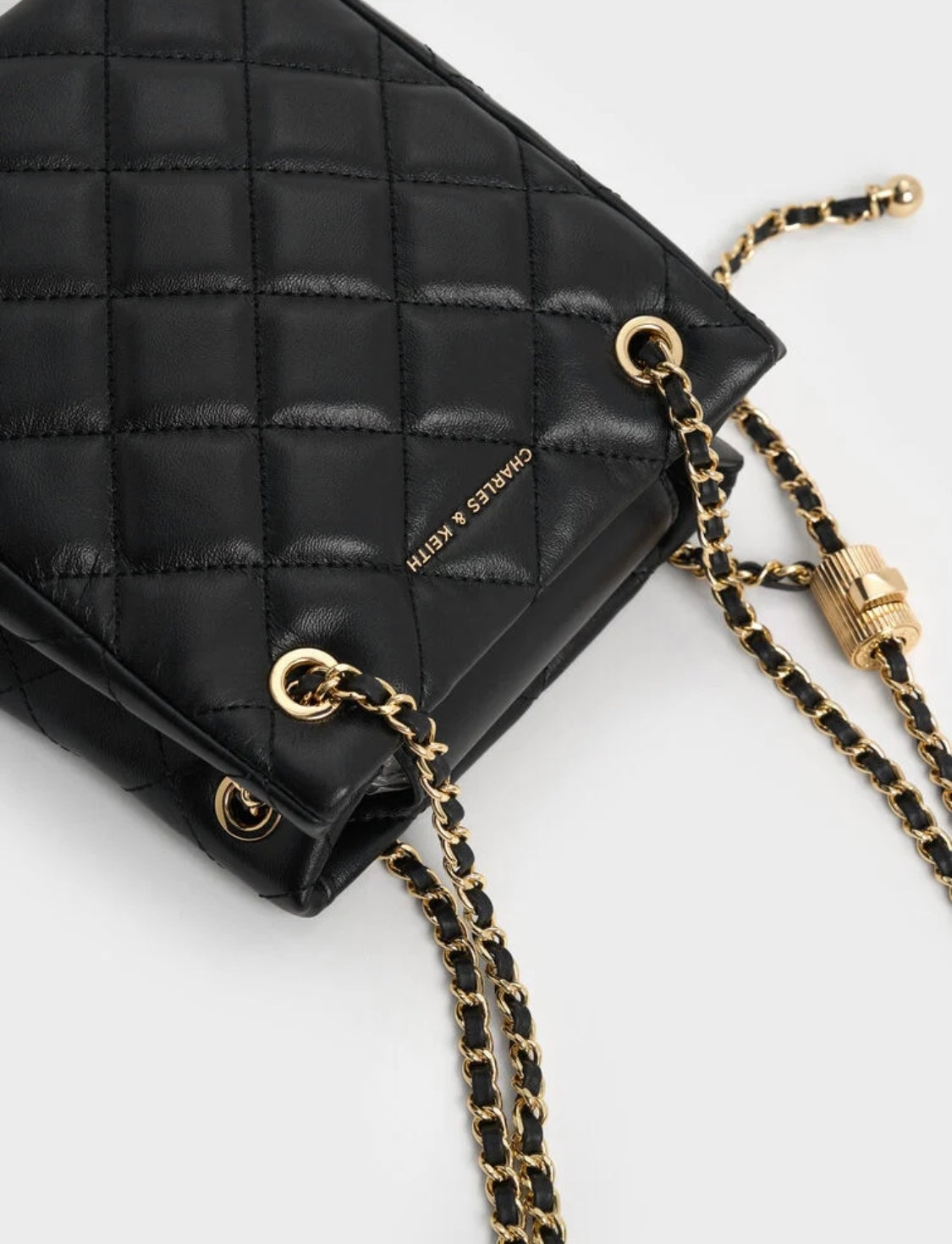 Alva Quilted Braided-Strap Shoulder Bag