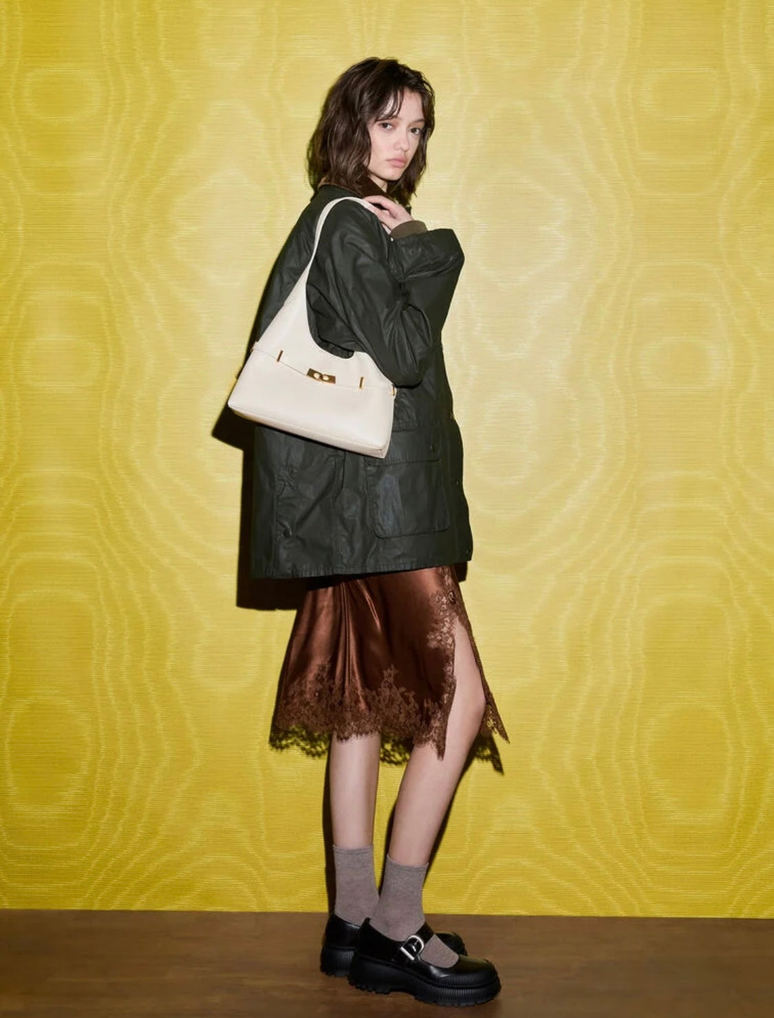 Arlet Metallic-Accent Belted Hobo Bag