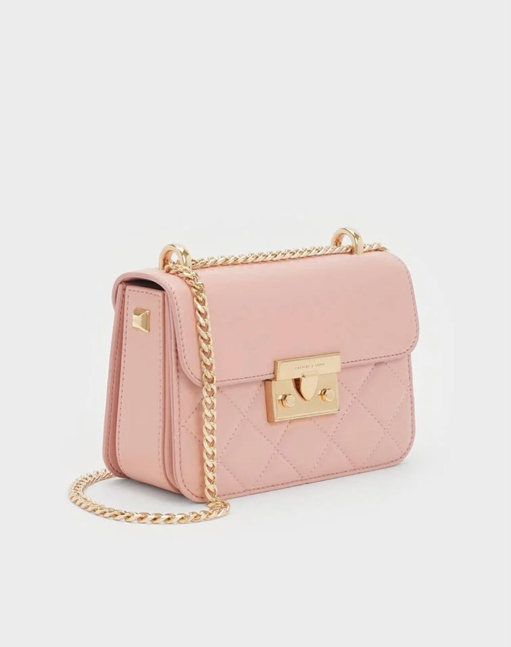 Alva Quilted Chain-Handle Bag