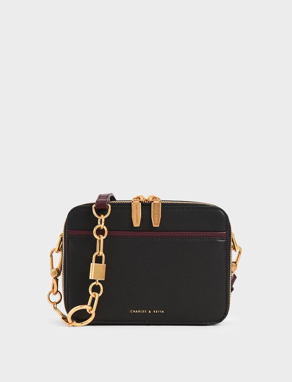 Double Zip Crossbody Bag