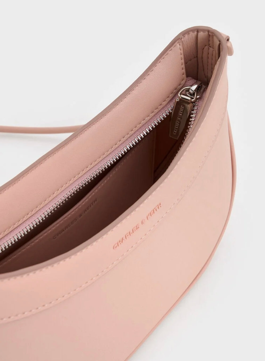 Sabine Knotted-Strap Curved Shoulder Bag