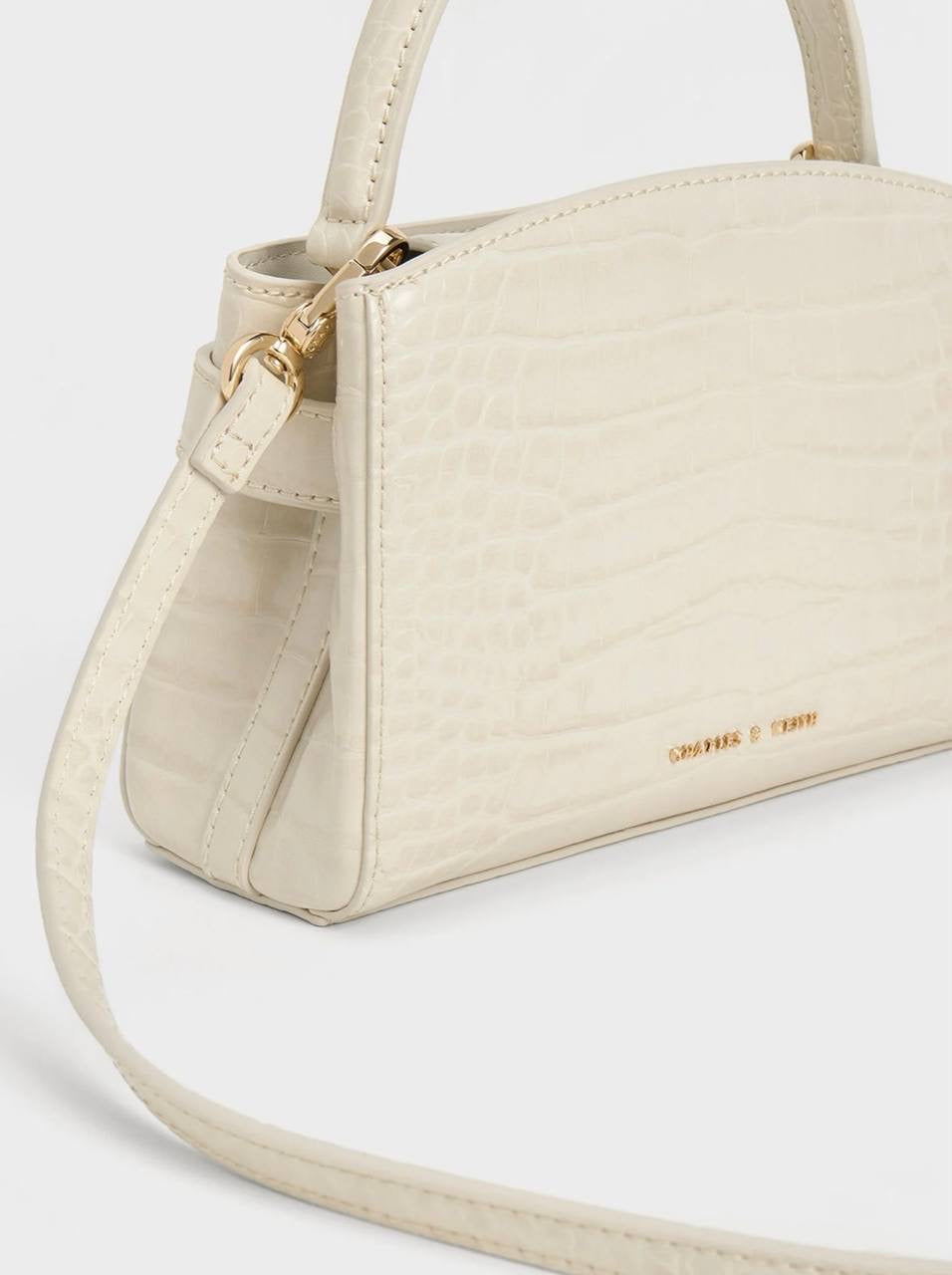 Aubrielle Croc-Effect Top Handle Bag