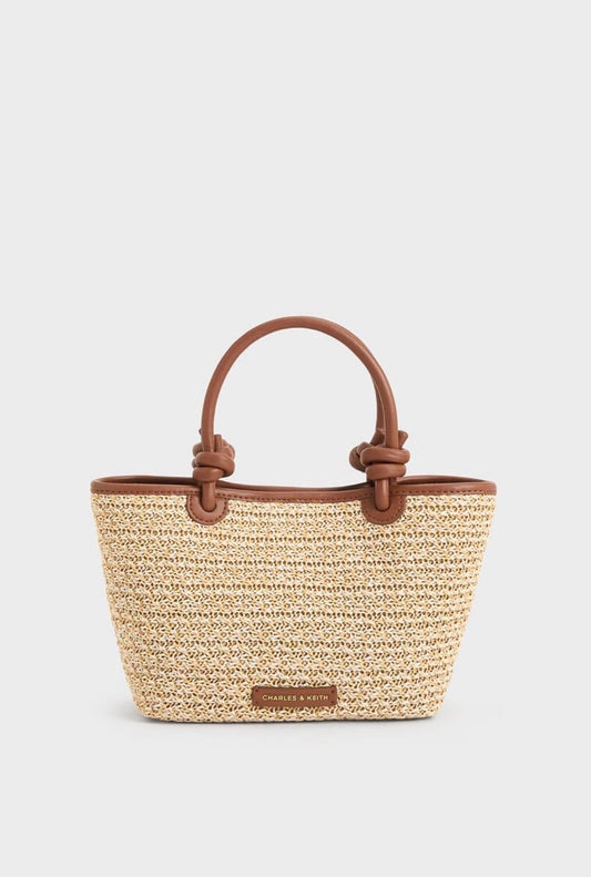 Sabine Knotted-Handle Tote Bag