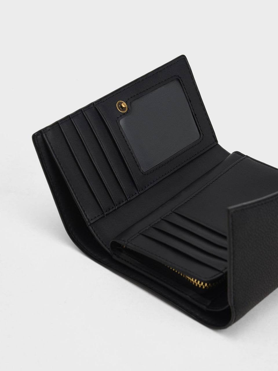 Huxley Metallic-Accent Front Flap Wallet