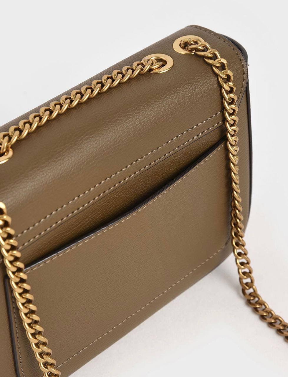 Classic Push-Lock Crossbody Bag
