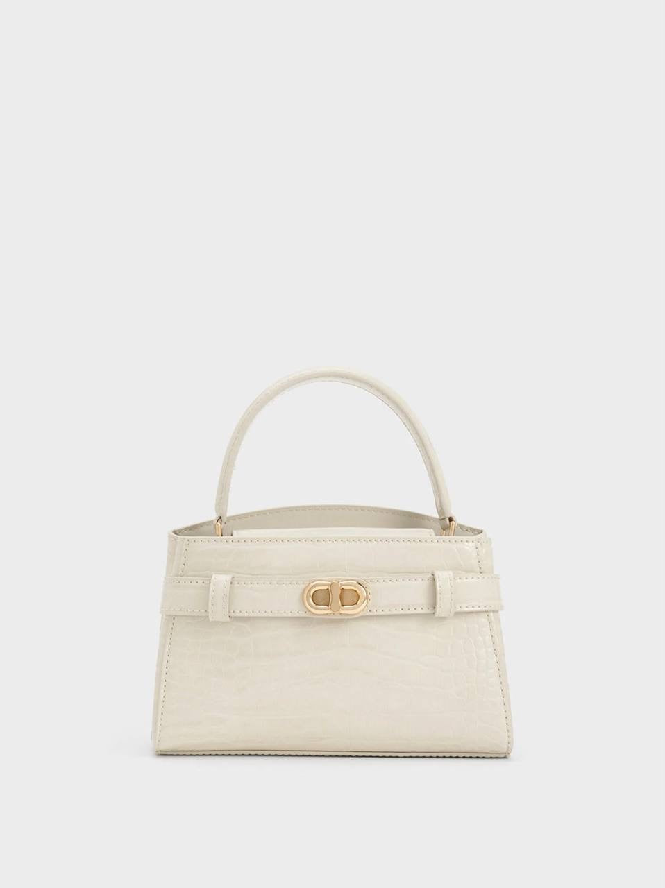 Aubrielle Croc-Effect Top Handle Bag