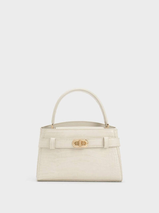 Aubrielle Croc-Effect Top Handle Bag
