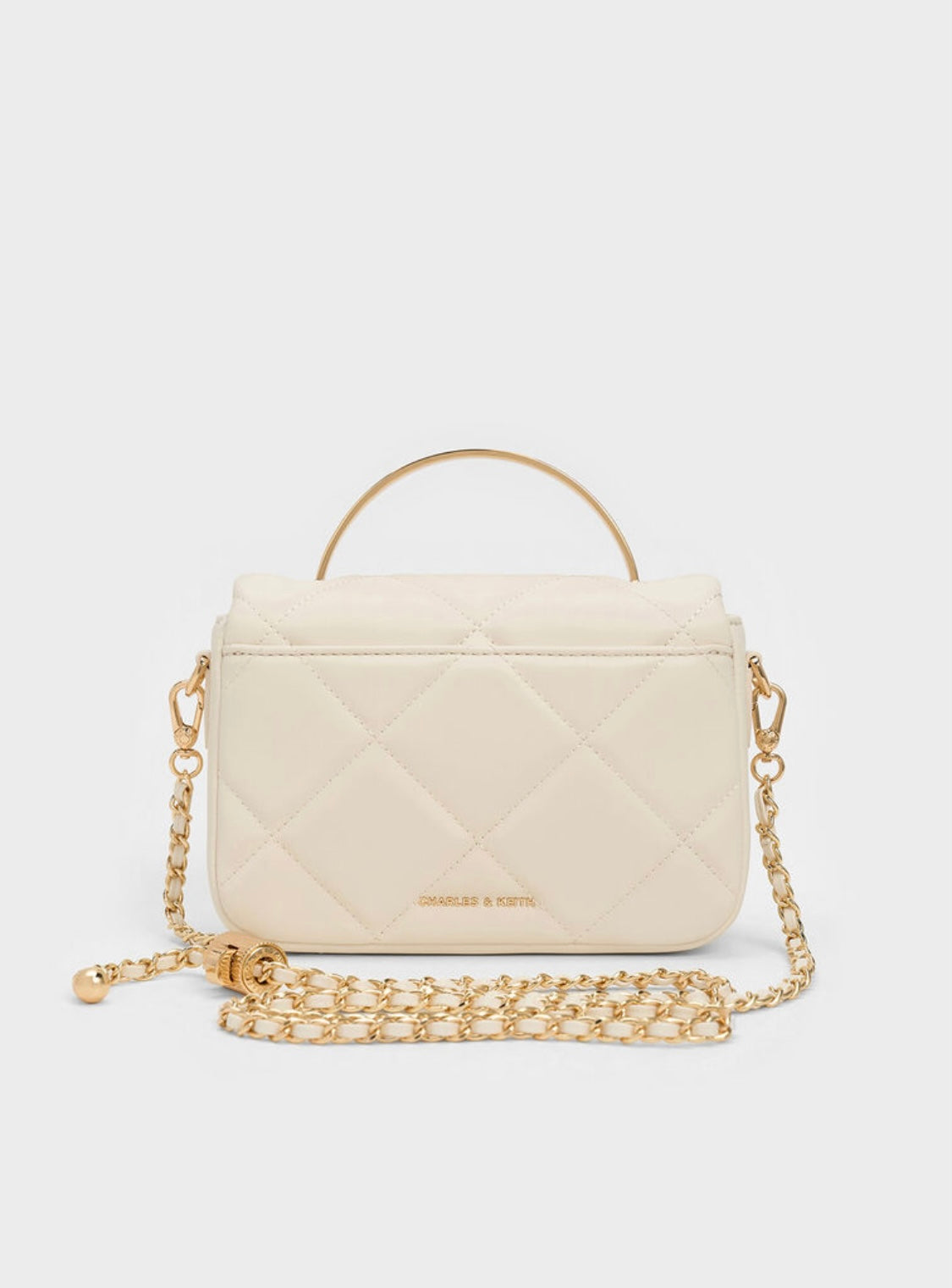Quilted Boxy Top Handle Bag