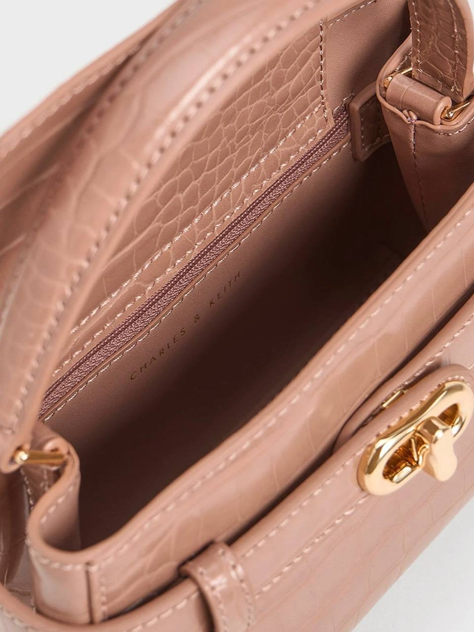 Aubrielle Croc-Effect Top Handle Bag