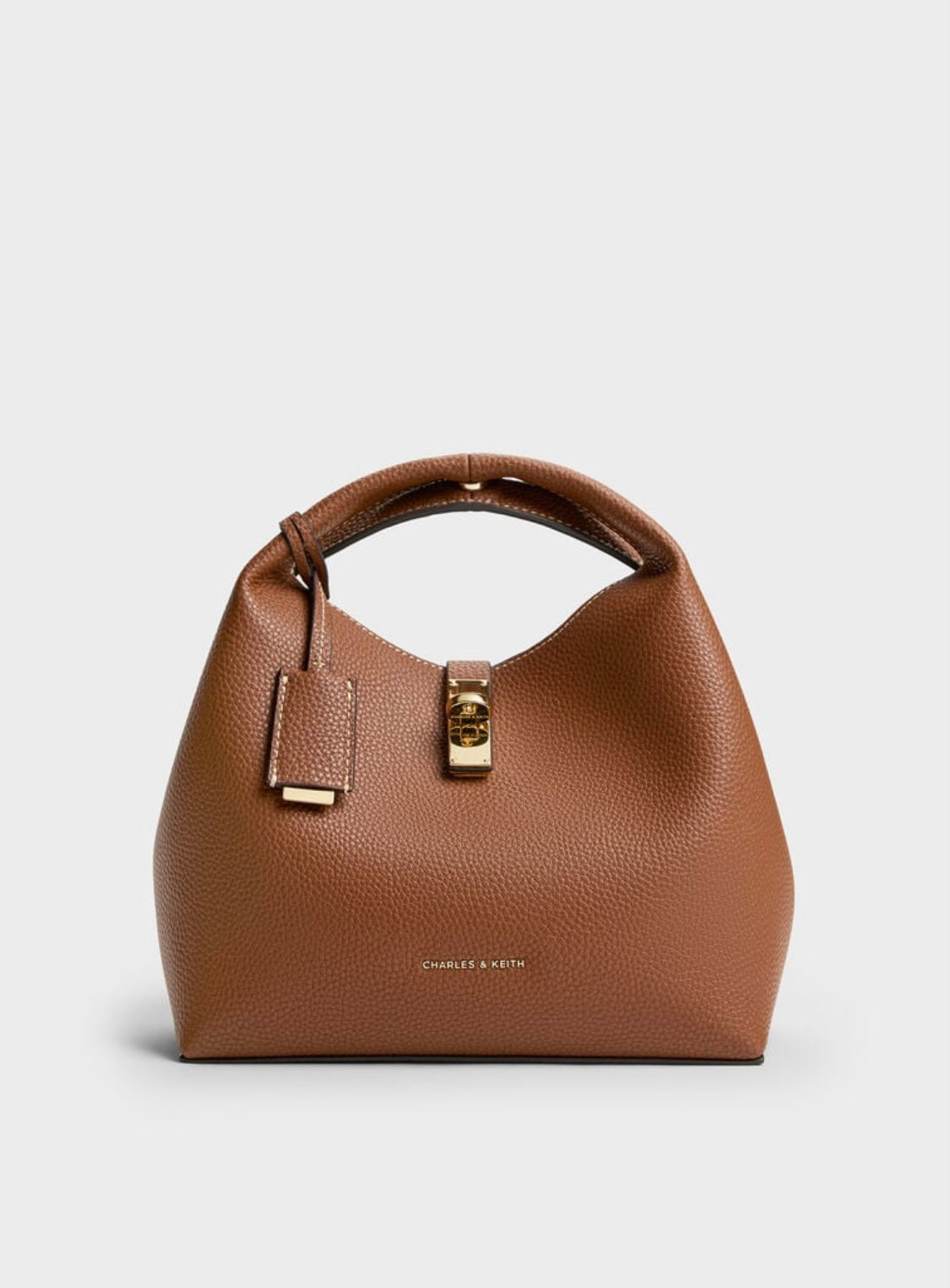 Chance Turn-Lock Bucket Bag
