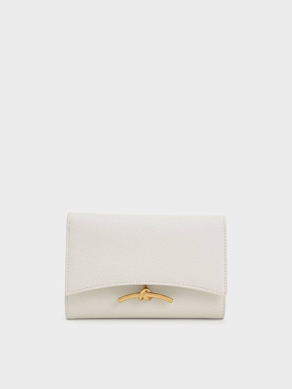 Huxley Metallic-Accent Front Flap Wallet