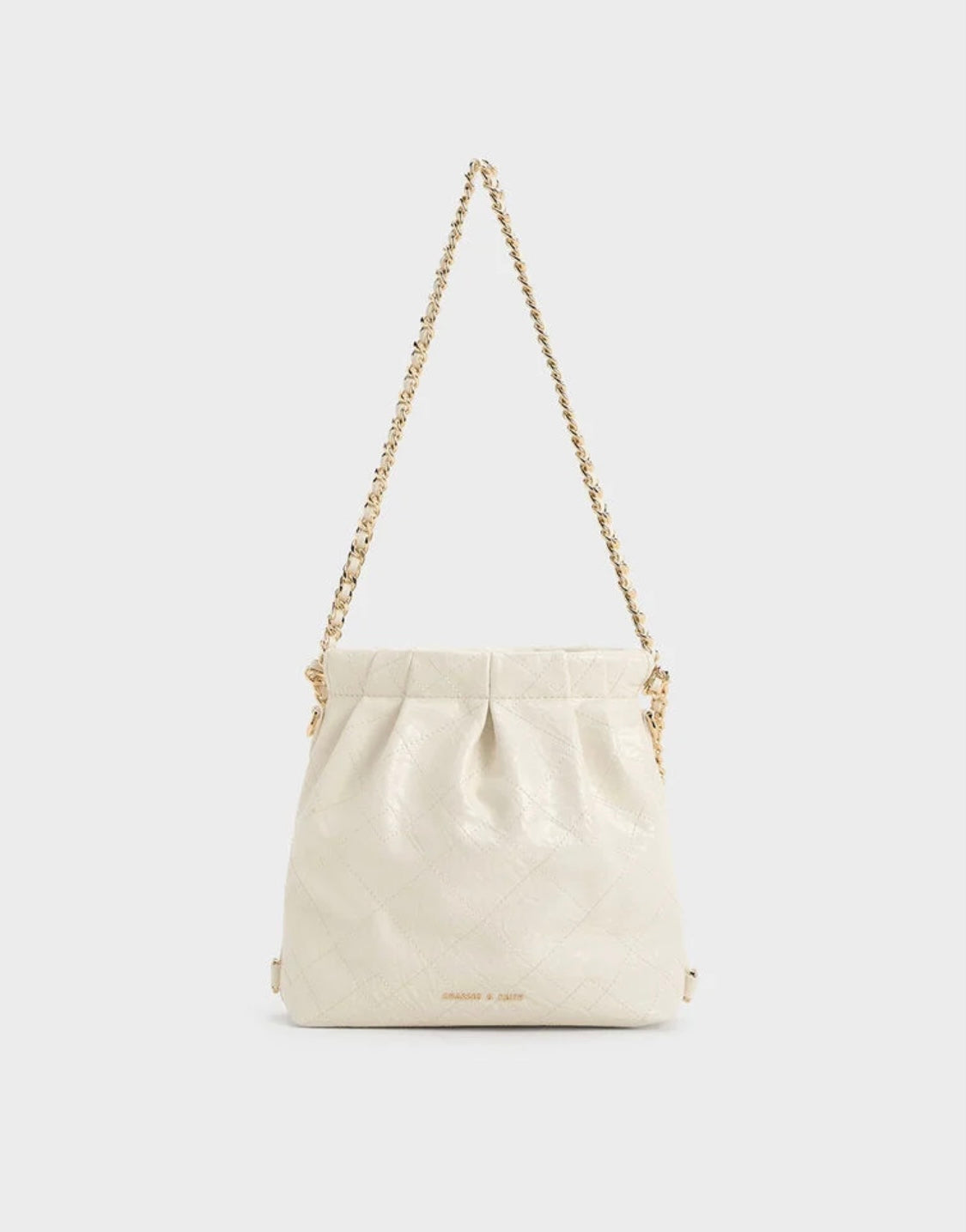 Duo Chain-Handle Two-Way Backpack