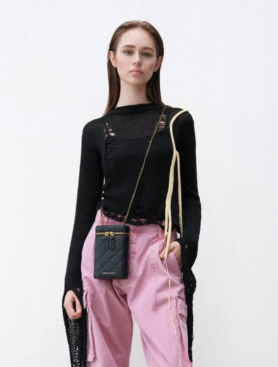 Mini Apfra Quilted Elongated Bag
