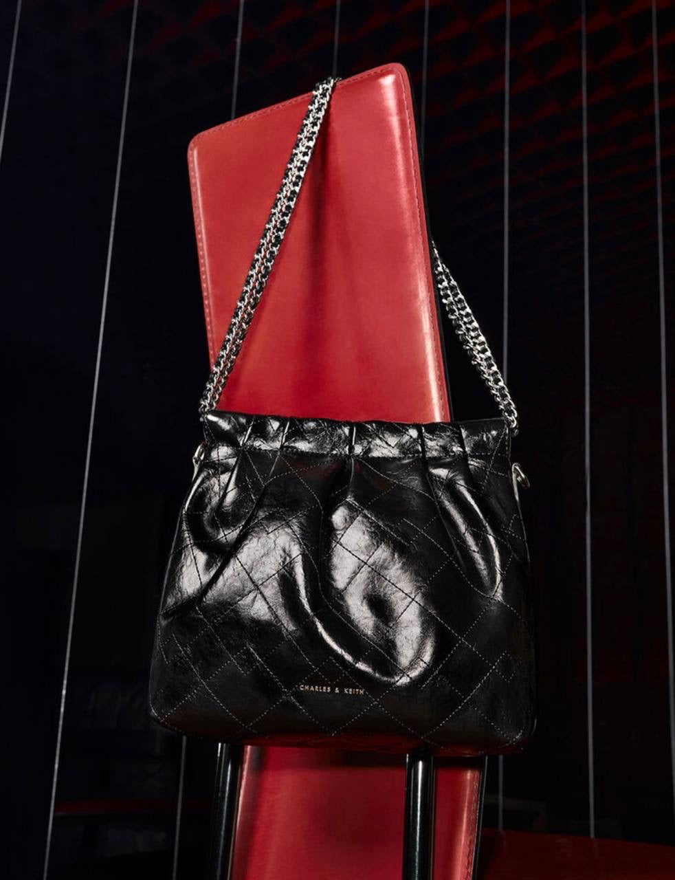 Duo Chain Handle Shoulder Bag