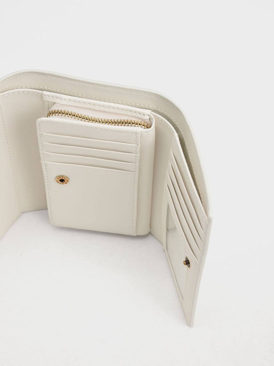 Huxley Metallic-Accent Front Flap Wallet