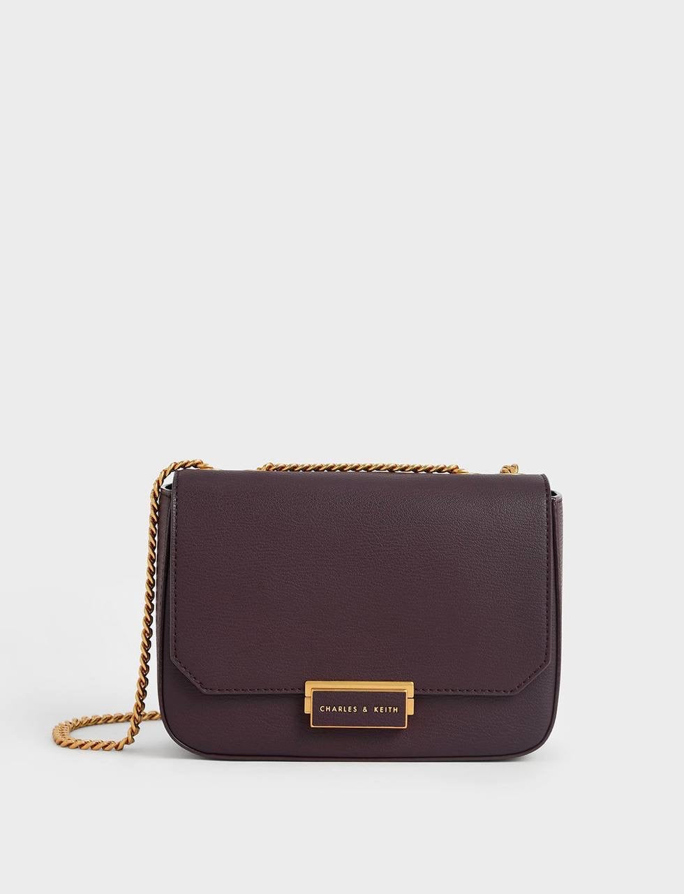Classic Push-Lock Crossbody Bag