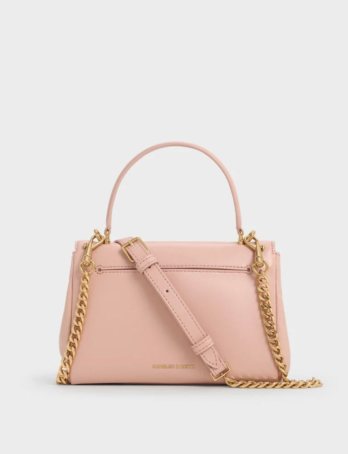 Lennie Chain-Strap Top Handle Bag