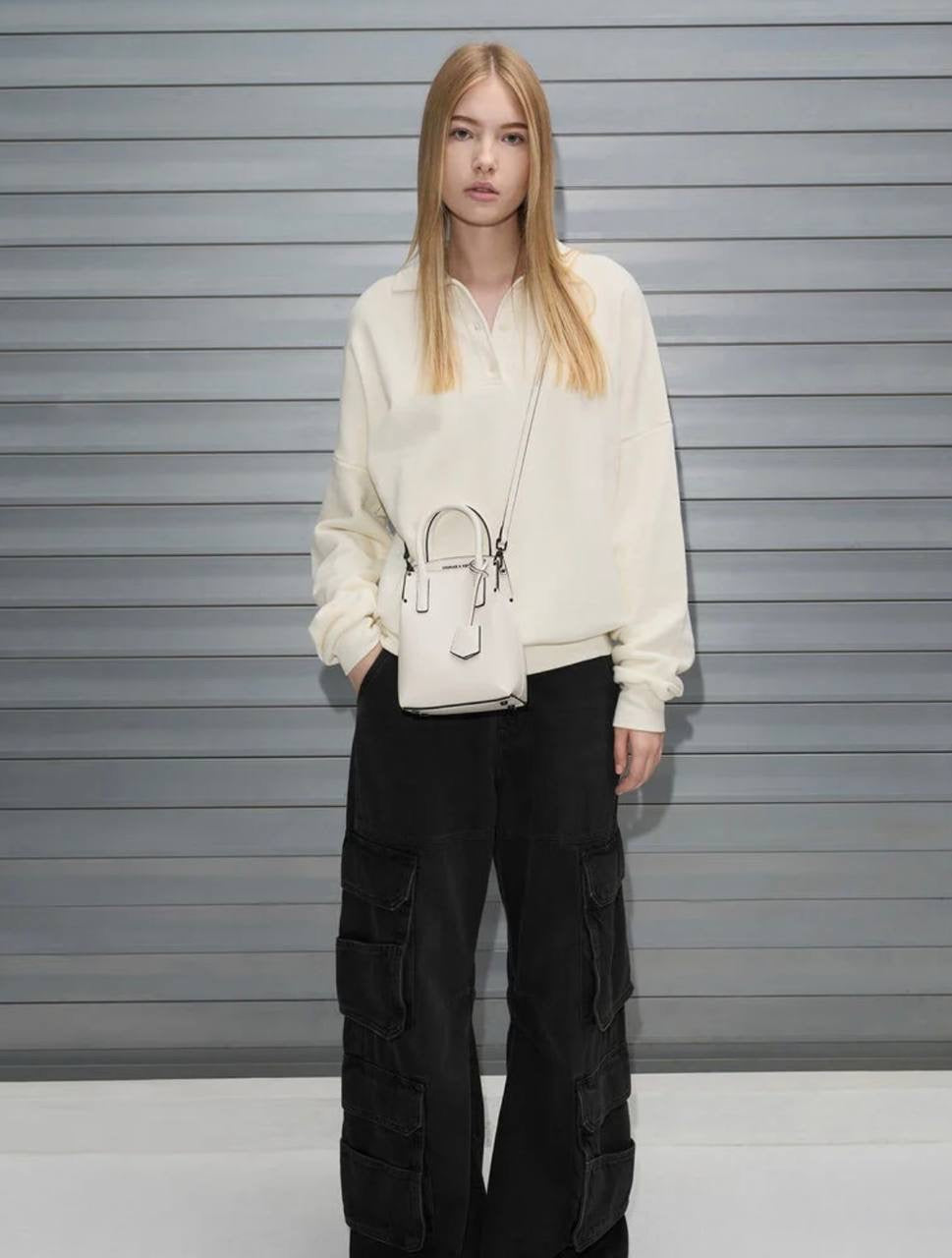 Rene Elongated Top Handle Bag