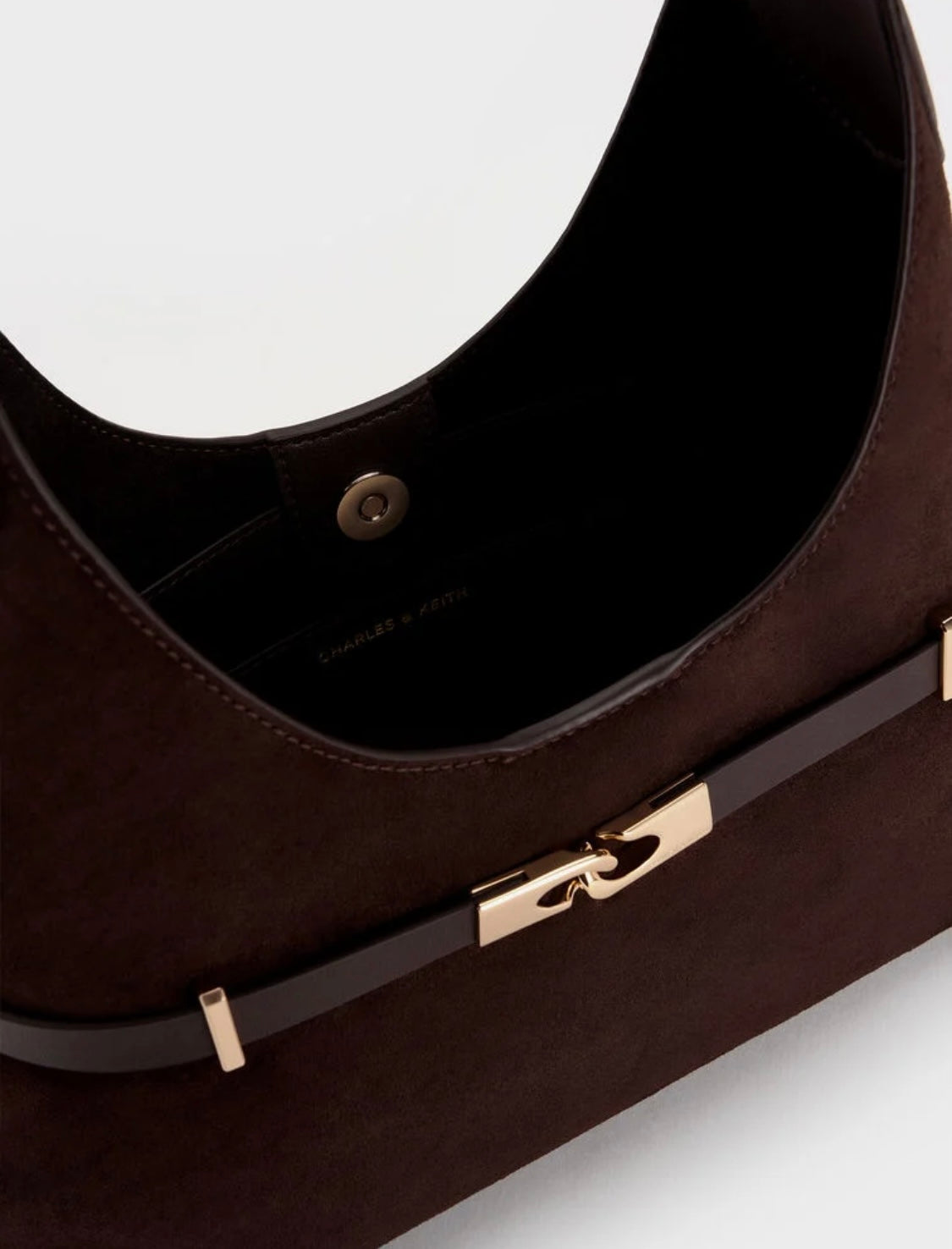 Arlet Metallic-Accent Belted Hobo Bag